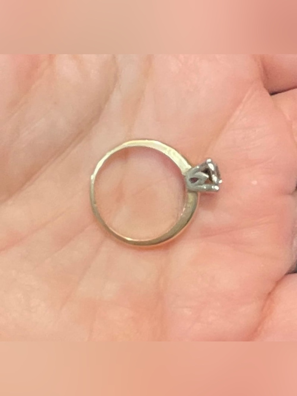 1940's .25 carat 14K Engagement Ring, 5.75 - Picture 10 of 12